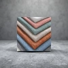 African tie-dyed multi-color fabric stacked cotton cartoon quilt details Picture